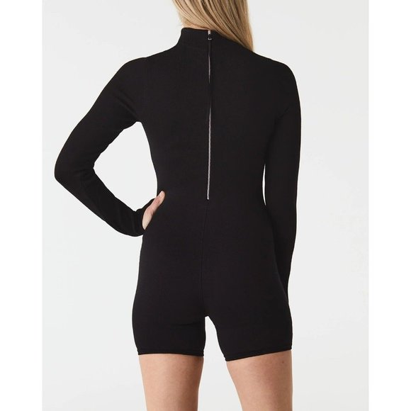 Nike Every Stitch Considered $400 Black Women's Bodysuit Made in Italy Jumpsuit - Picture 3 of 7
